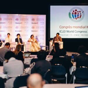 Nanda Jichkar taking part in Global Discussion forum by ICLEI